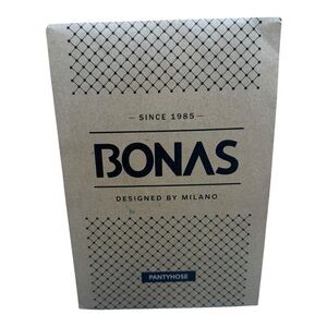 BONAS~Designed By Milano ladies Pantyhose/Nylons  NEW med/Lrg 5'4-5'10 130-180lb